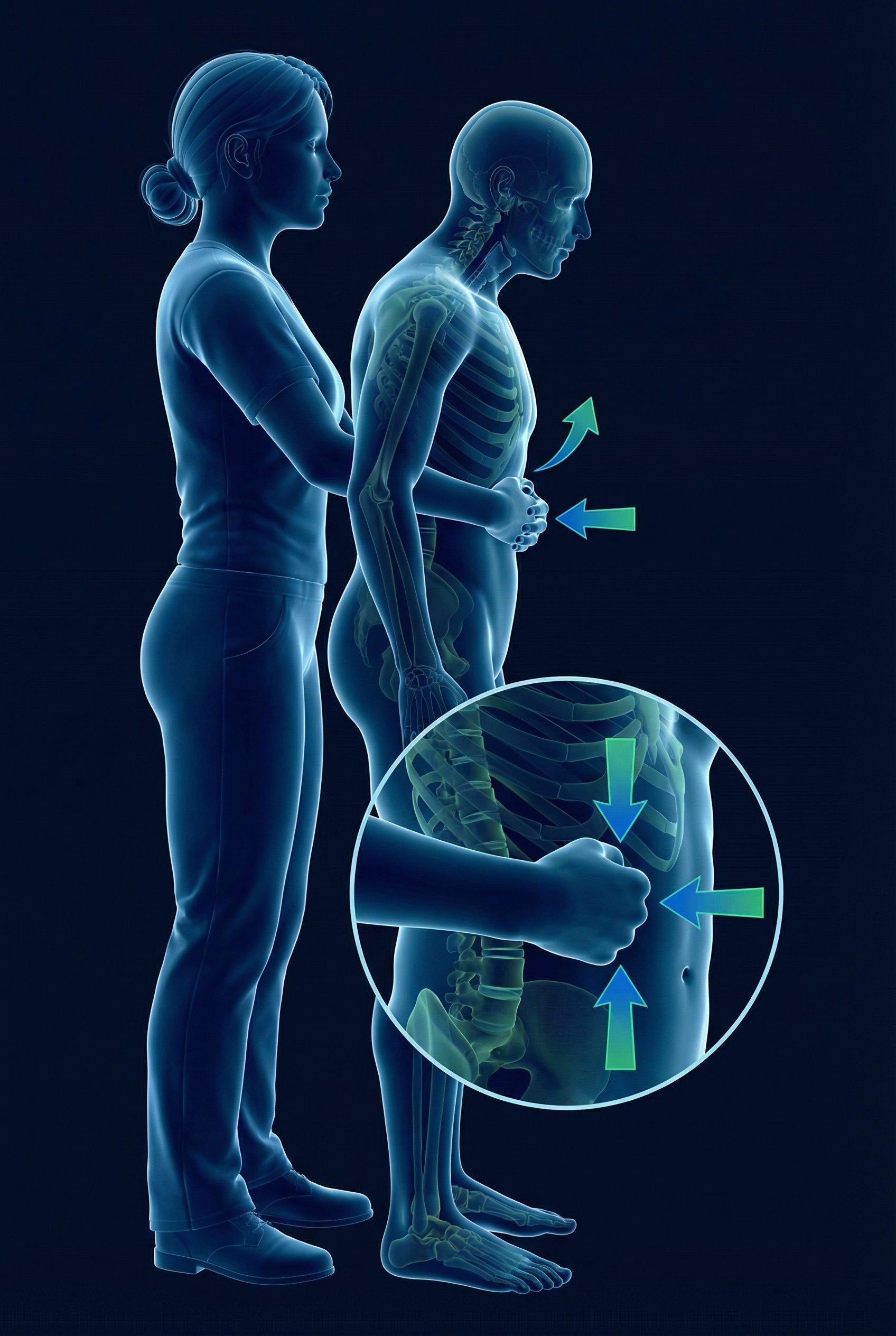 Maniobra de Heimlich en Adultos