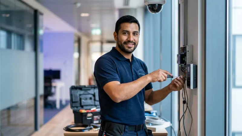 Instalador de Cámaras, Alarmas y Control de Acceso